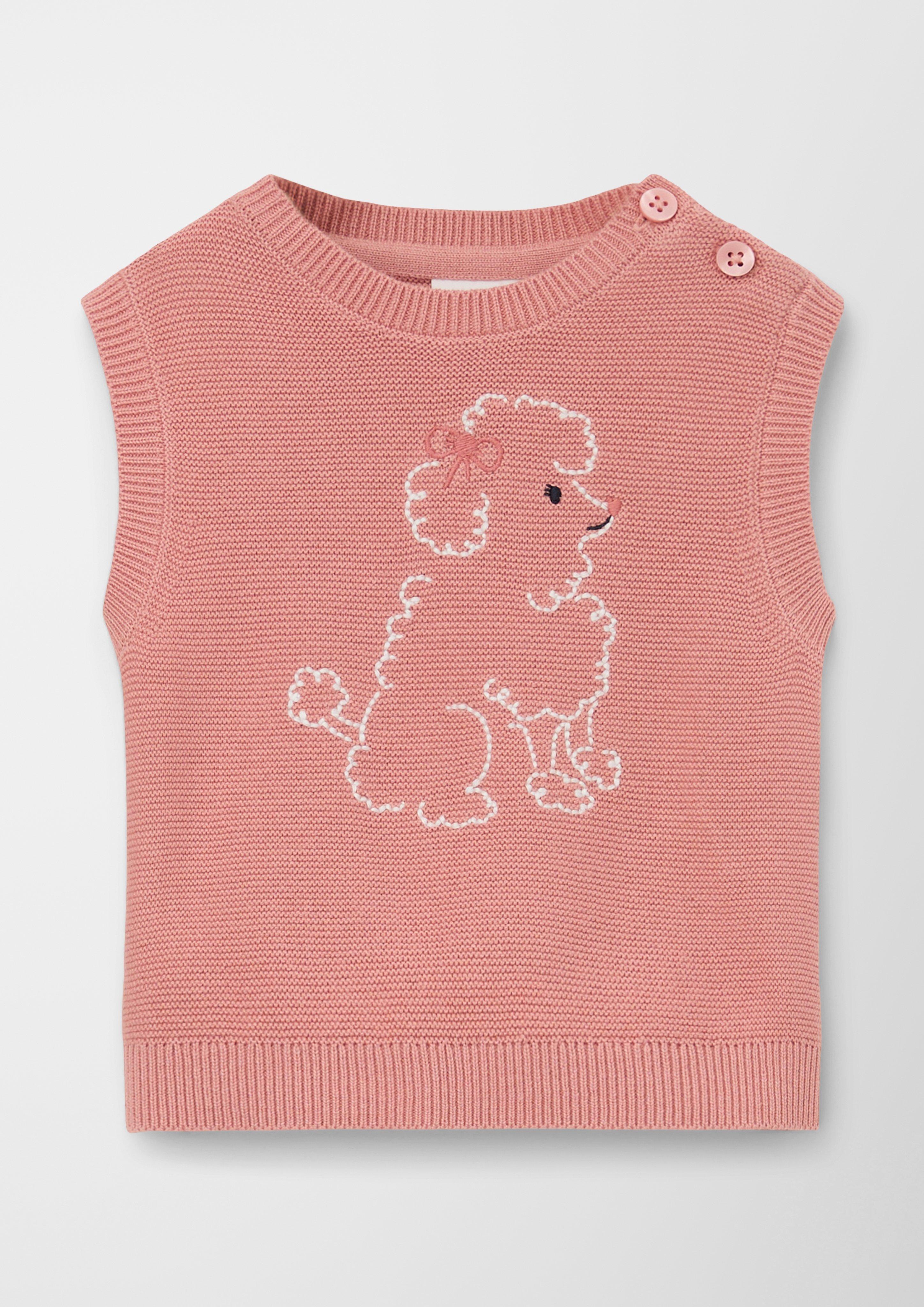 Knitted vest
