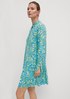 Viscose dress with an all-over print from comma
