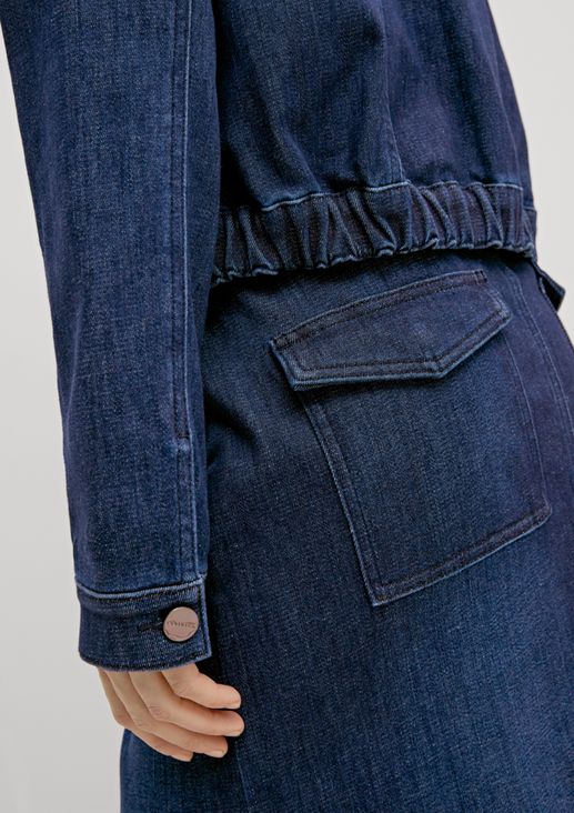 Jeansjacke aus Baumwollstretch 