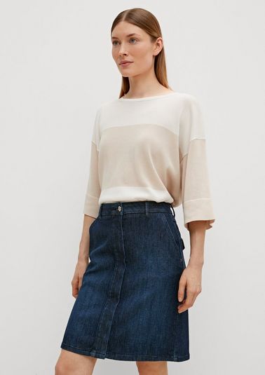 Denim skirt in a slim fit from comma