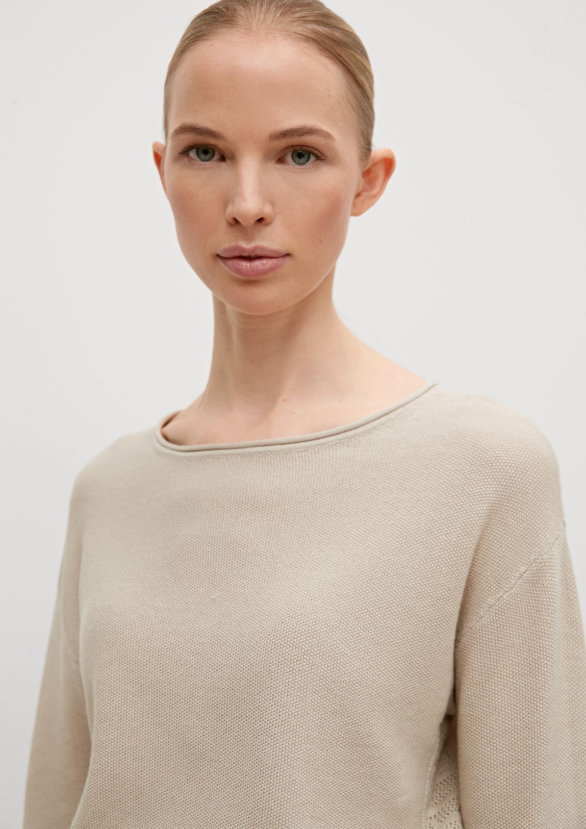 Cotton blend jumper from comma