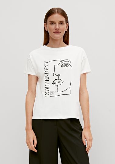 T-Shirt mit Frontprint 