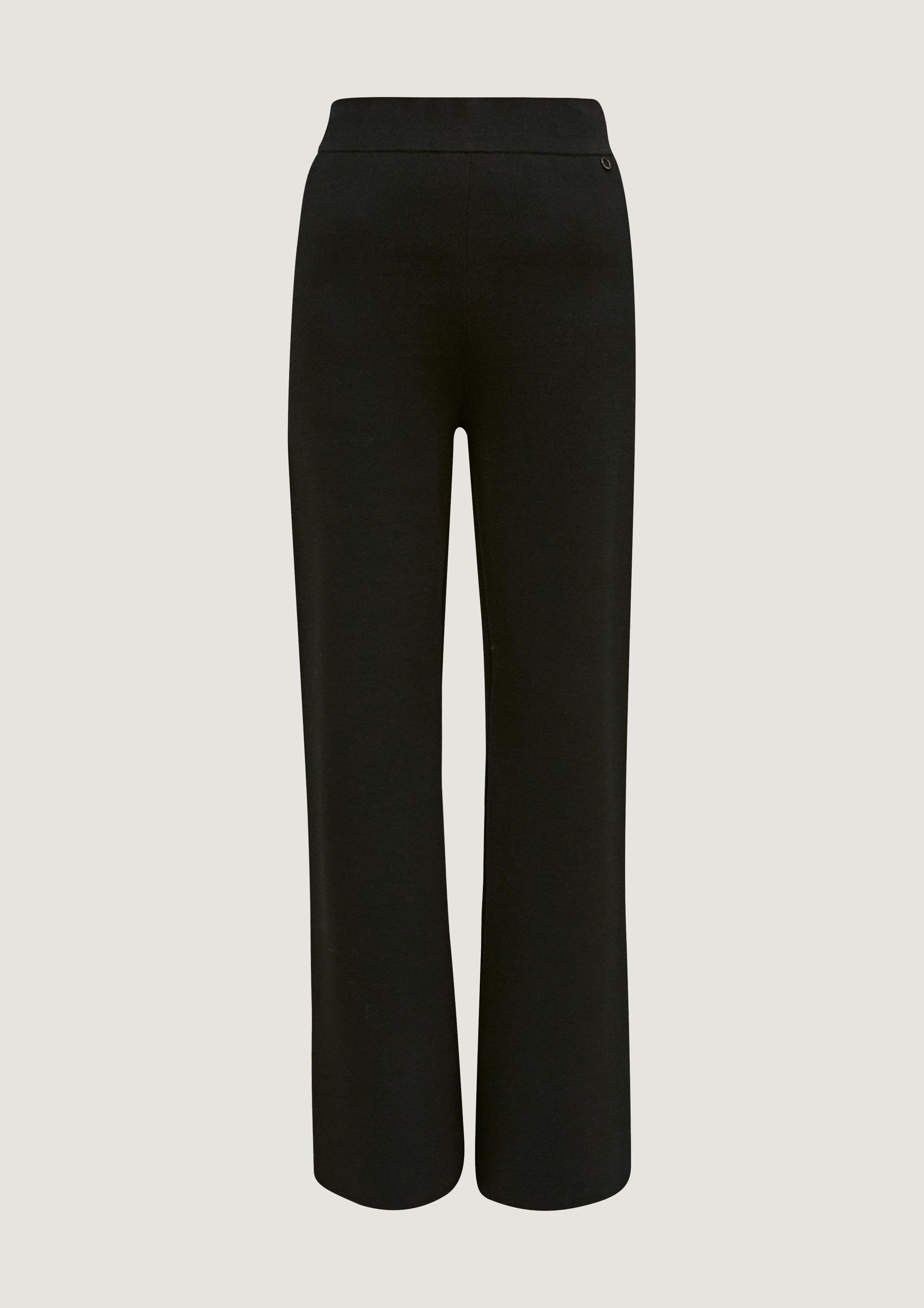 Loose: Strickhose mit Flared leg 