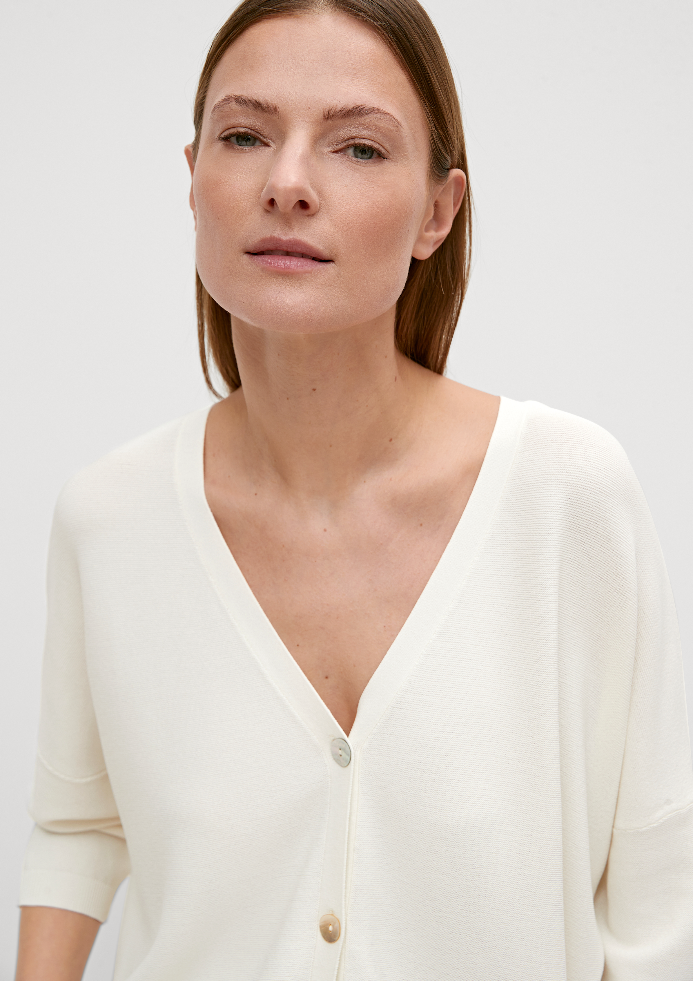 Strickjacke aus Viskosemix 