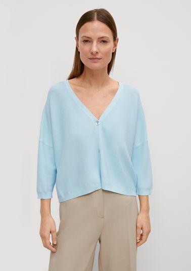 Viscose blend cardigan from comma