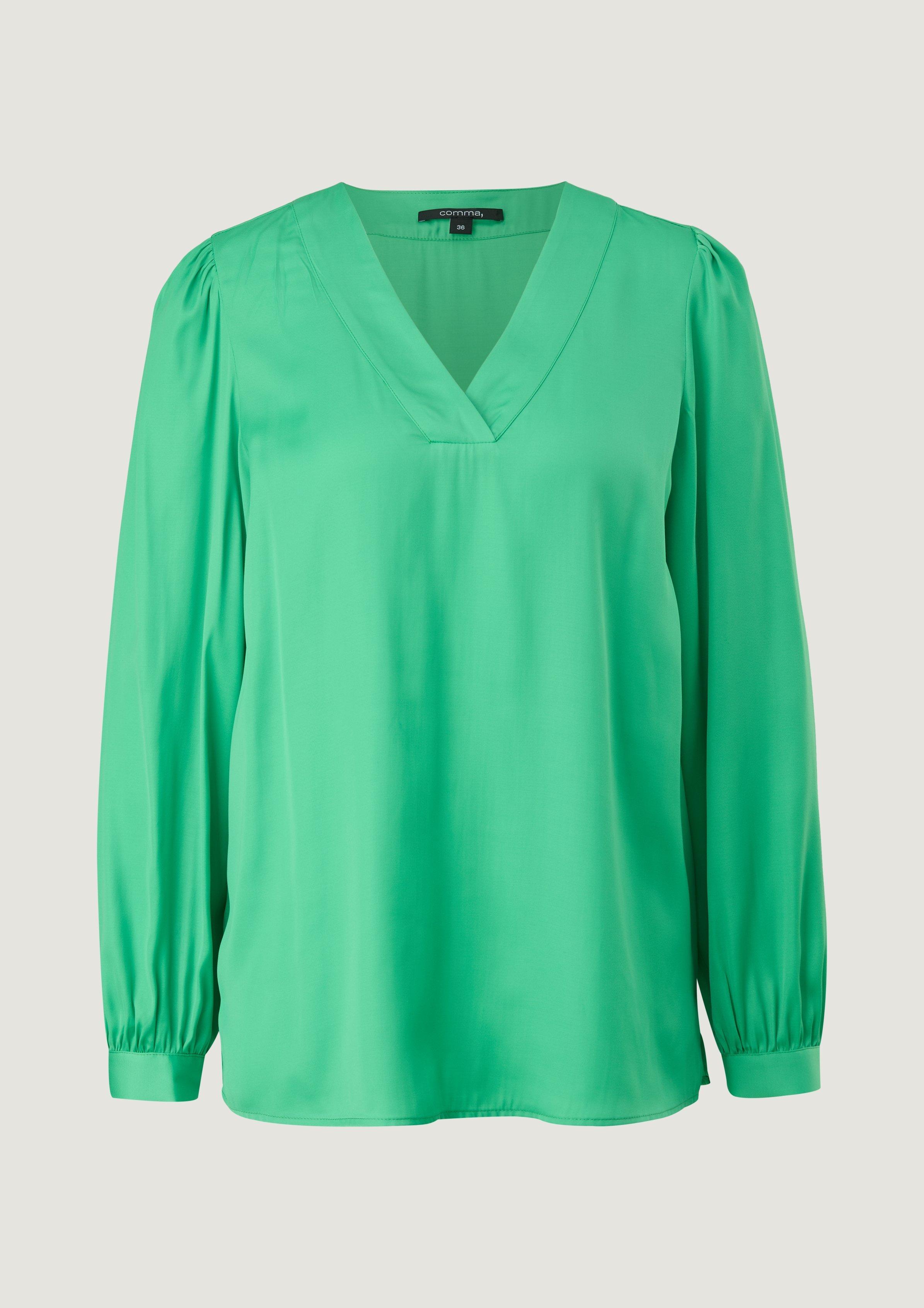 Bluse aus Viskosemix 