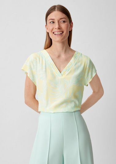Viscose blouse with pintucks from comma