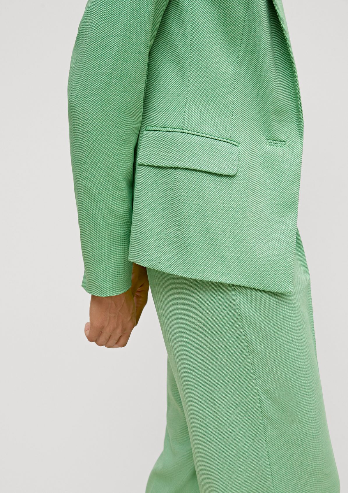 Blazer with a woven pattern from comma