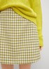 Skirt with a check pattern from comma