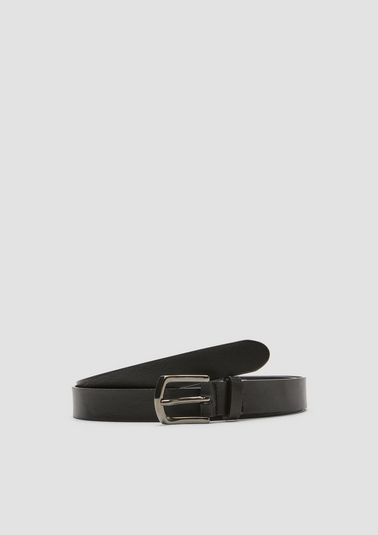 Leather cinch belt from comma