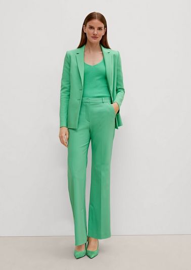 Regular fit: flared trousers from comma