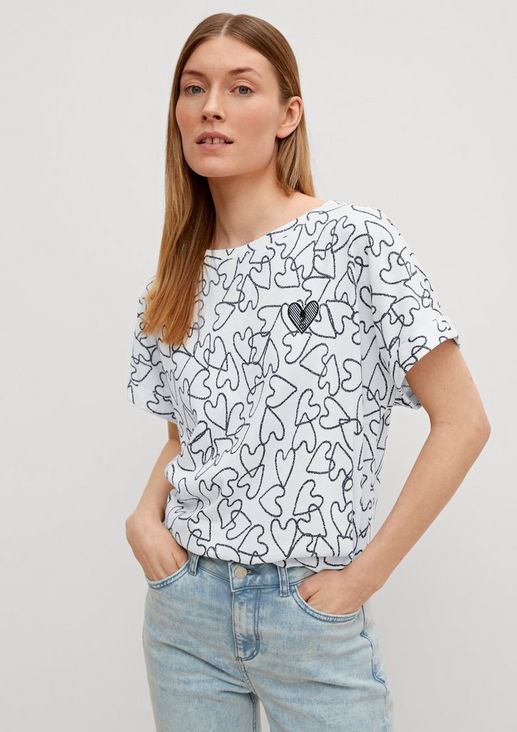 T-Shirt mit Allover-Print 