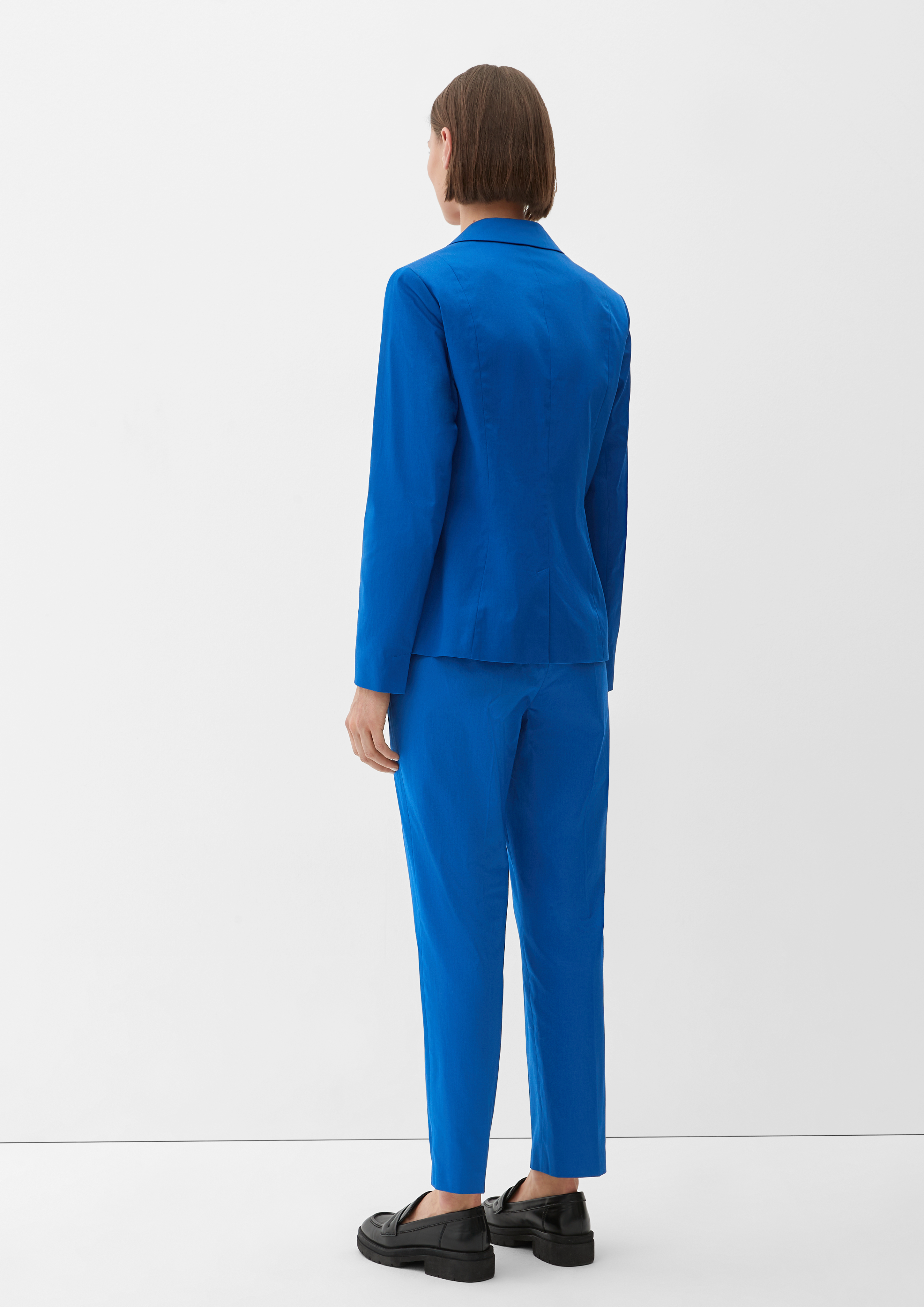 Woven fabric blazer