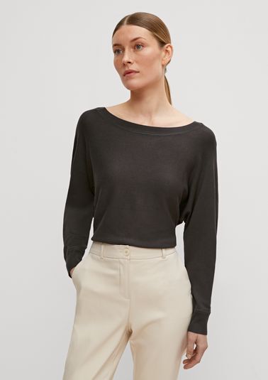 Knitted jumper with batwing sleeves from comma