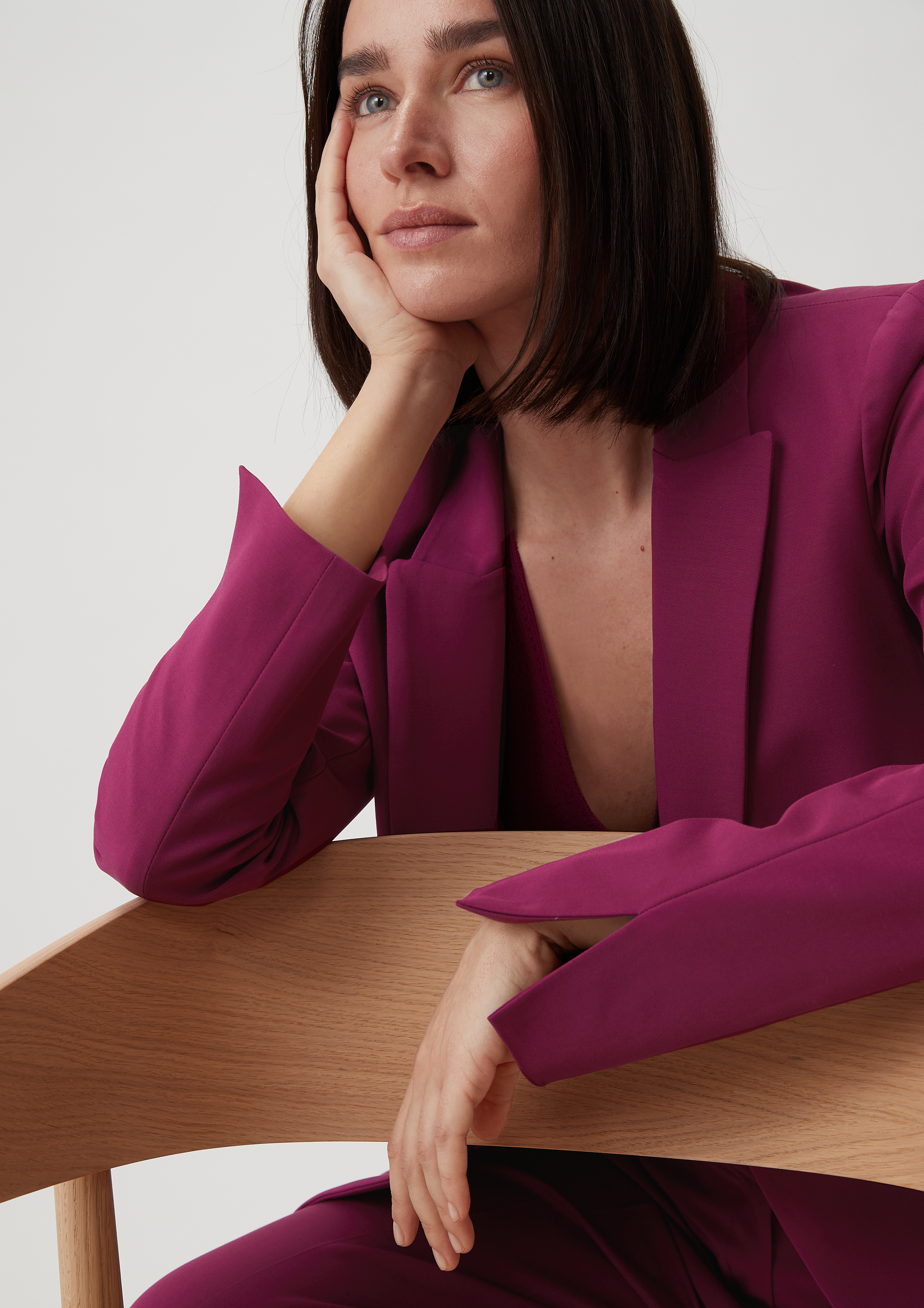 Woven fabric jacket
