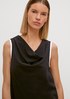 Dress with a cowl neckline from comma