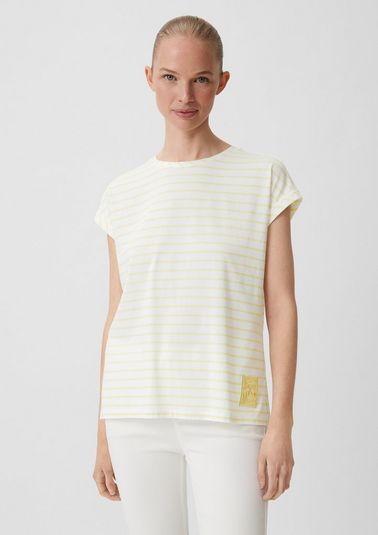 Striped top made of blended modal from comma