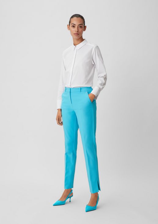 Slim fit: twill trousers from comma
