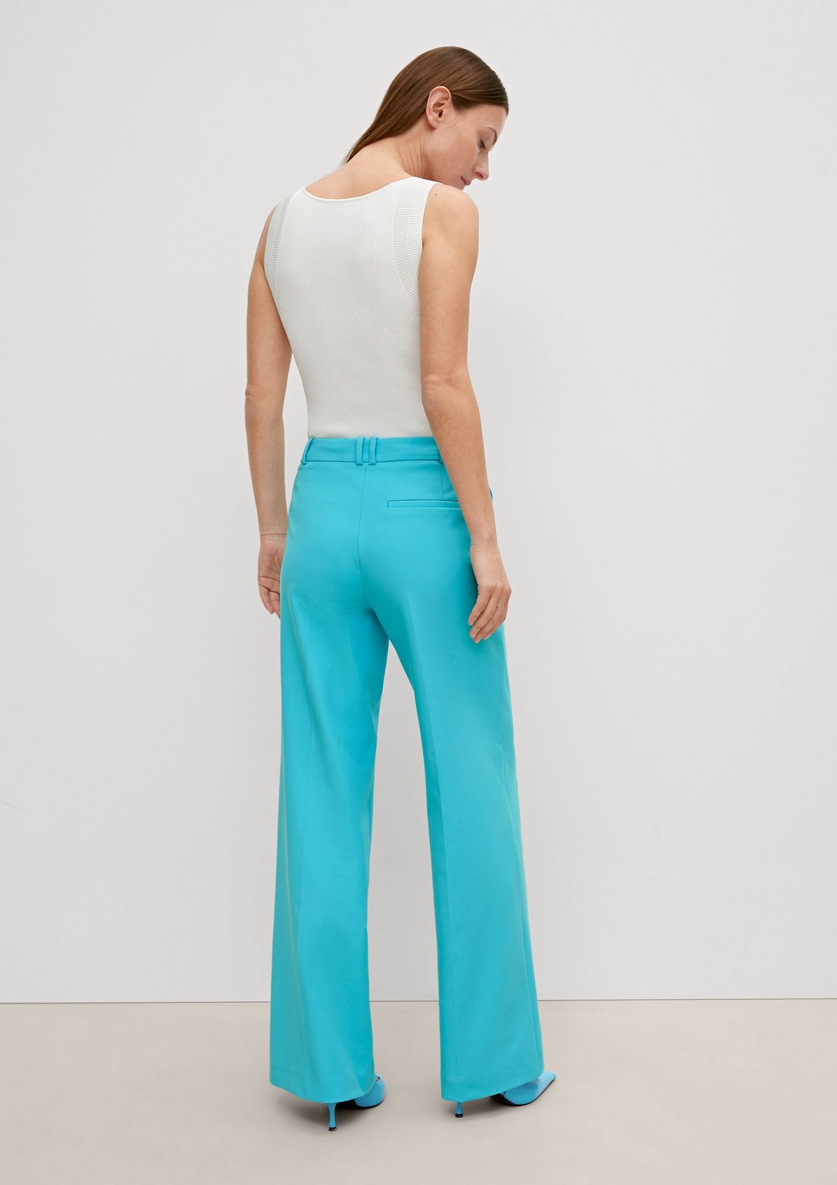 Loose fit: trousers with a high-rise waistband from comma