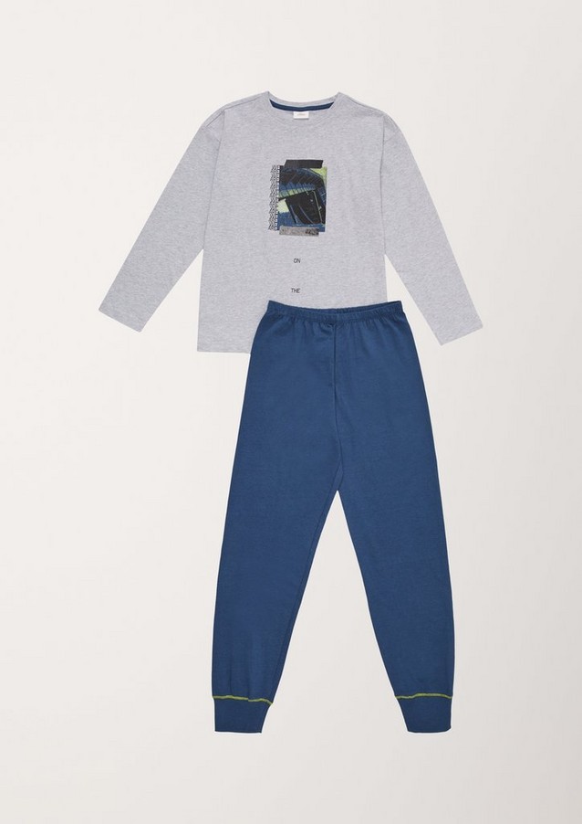 Junior Teens (Größen 134-176) | Jersey-Pyjama mit Printdetail - RO14643