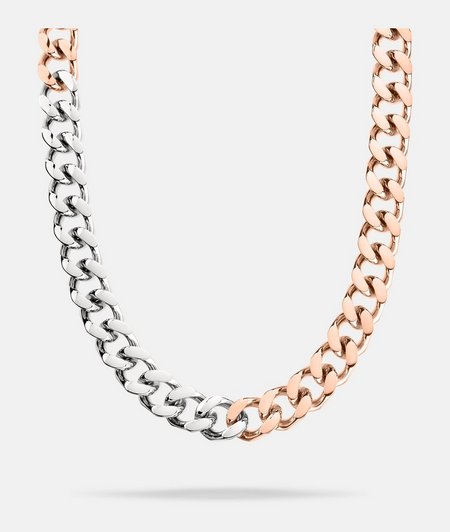 Halskette im Bicolor-Stil 