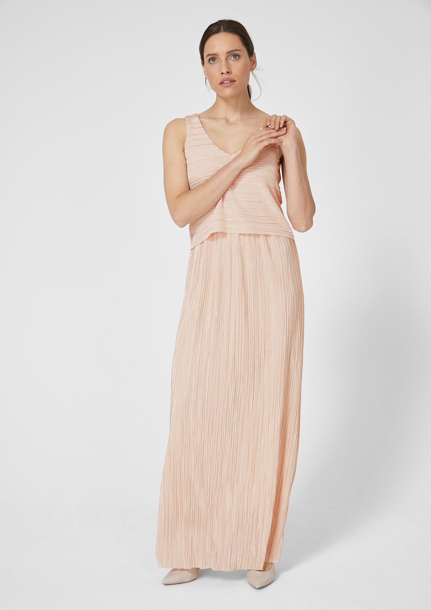 S Oliver Plissee Kleid 4c7d48 