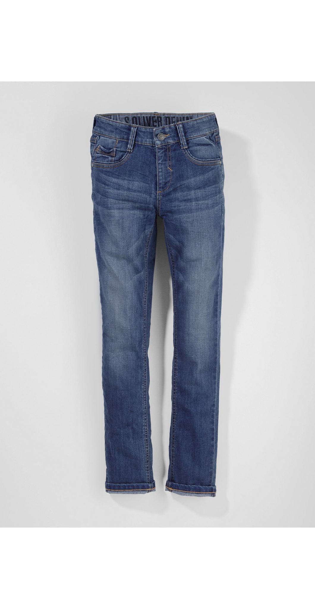 s.Oliver Jungen Regular Fit Jeans-Bermuda Blue 134.Big