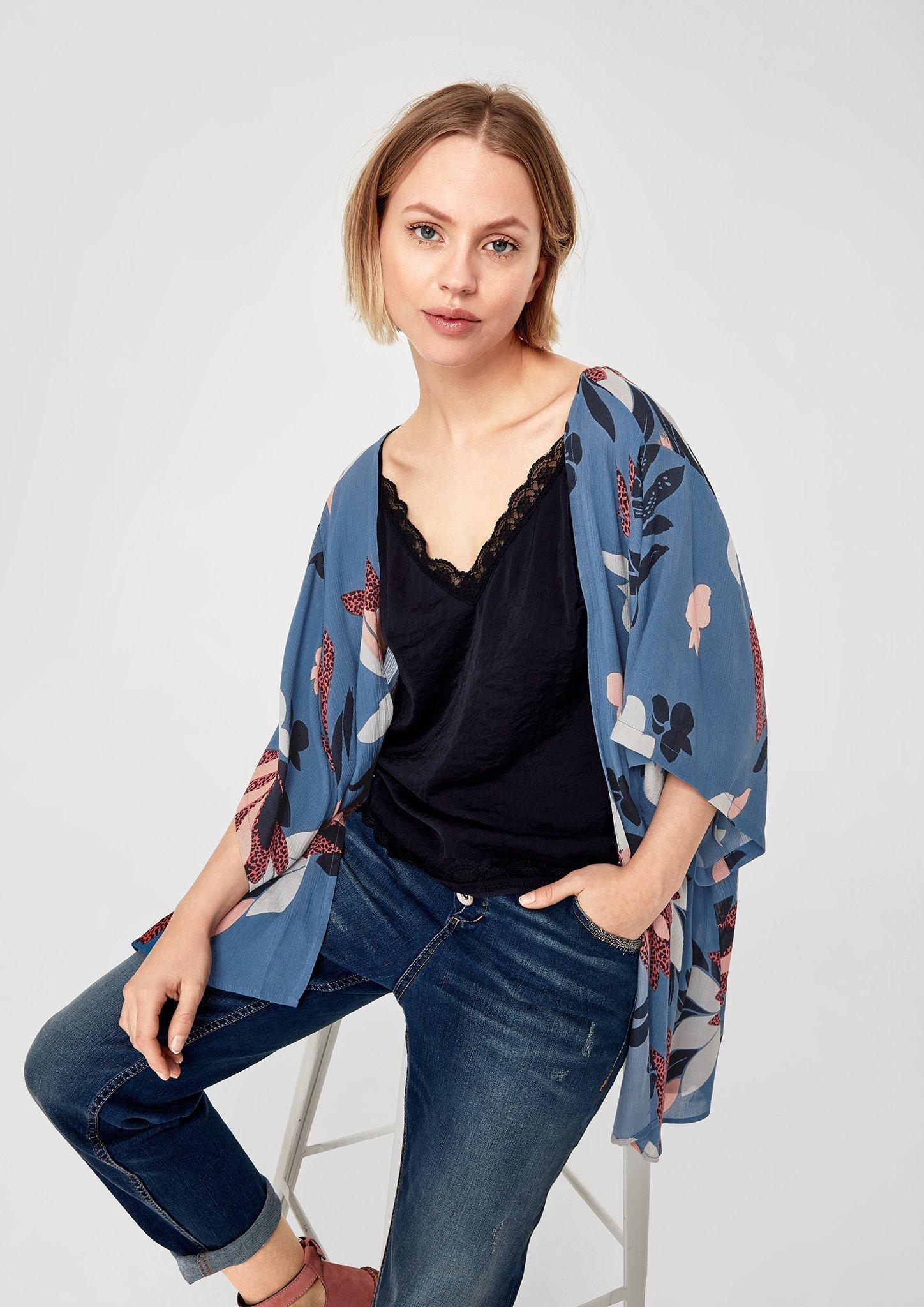 Bestel Eenvoudig Poncho's & Kimono's Voor Dames In De S.Oliver Online Shop