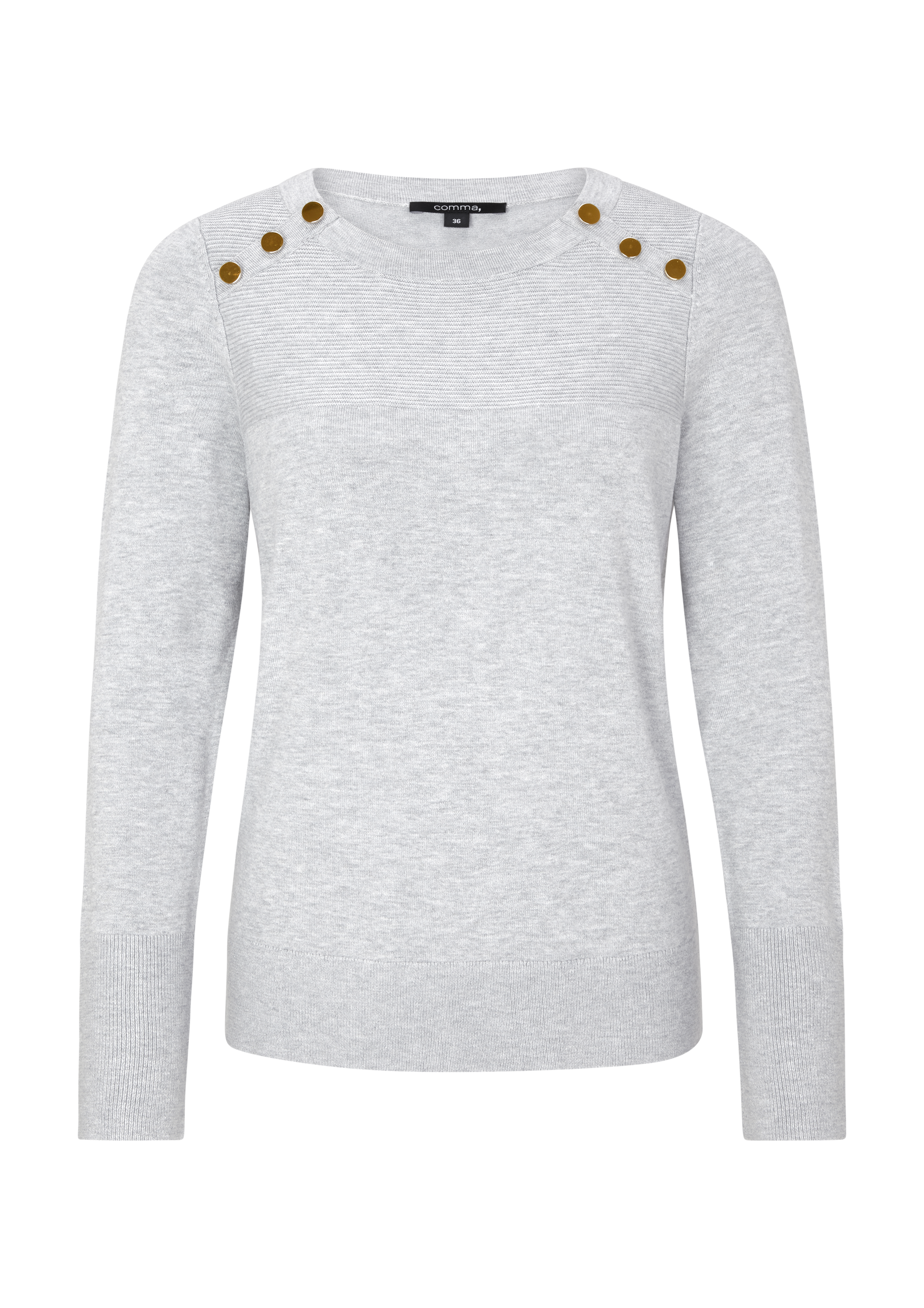 gold fine knit jumper